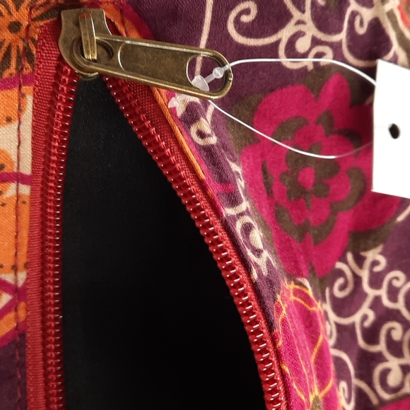 Fabric Lightweight Floral Handmade Cotton Shoulder Purse Bag Tote Carry All - Picture 11 of 14